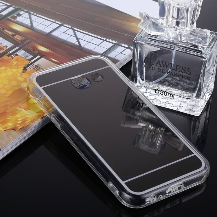 For Galaxy J7 (2017) (US Version) Acrylic + TPU Electroplating Mirror Protective Back Cover Case
