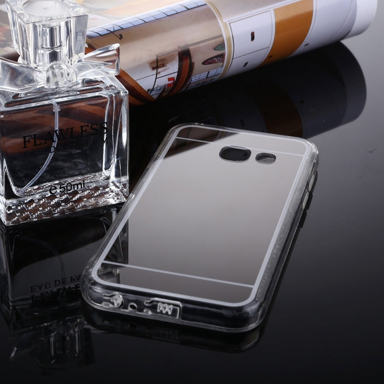 For Galaxy J7 (2017) (US Version) Acrylic + TPU Electroplating Mirror Protective Back Cover Case