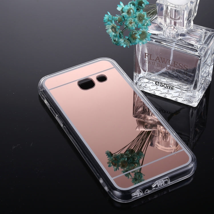For Galaxy J7 (2017) (US Version) Acrylic + TPU Electroplating Mirror Protective Back Cover Case