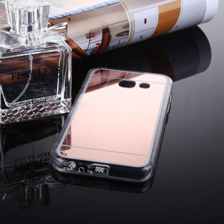 For Galaxy A3 (2017) Acrylic + TPU Electroplating Mirror Protective Back Cover Case