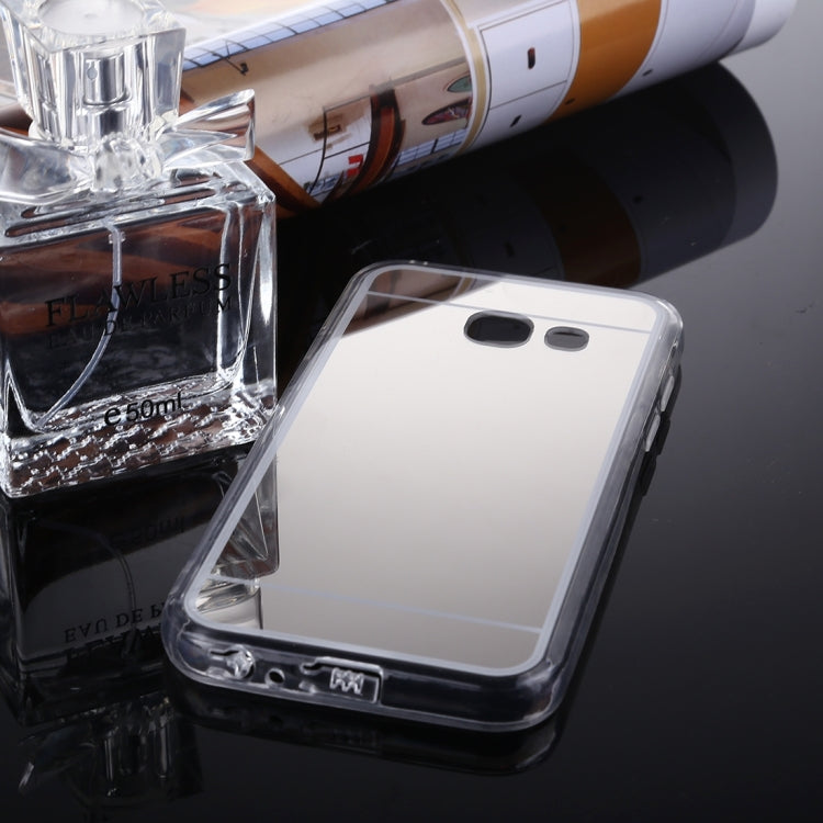 For Galaxy A7 (2017) Acrylic + TPU Electroplating Mirror Protective Back Cover Case