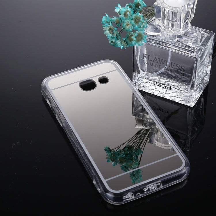 For Galaxy J3 Prime Acrylic + TPU Electroplating Mirror Protective Back Cover Case