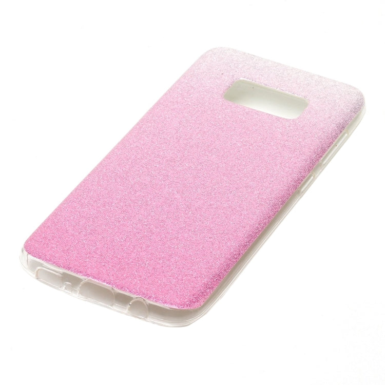 For Galaxy S8 Glitter Powder Protective Back Cover Soft Case