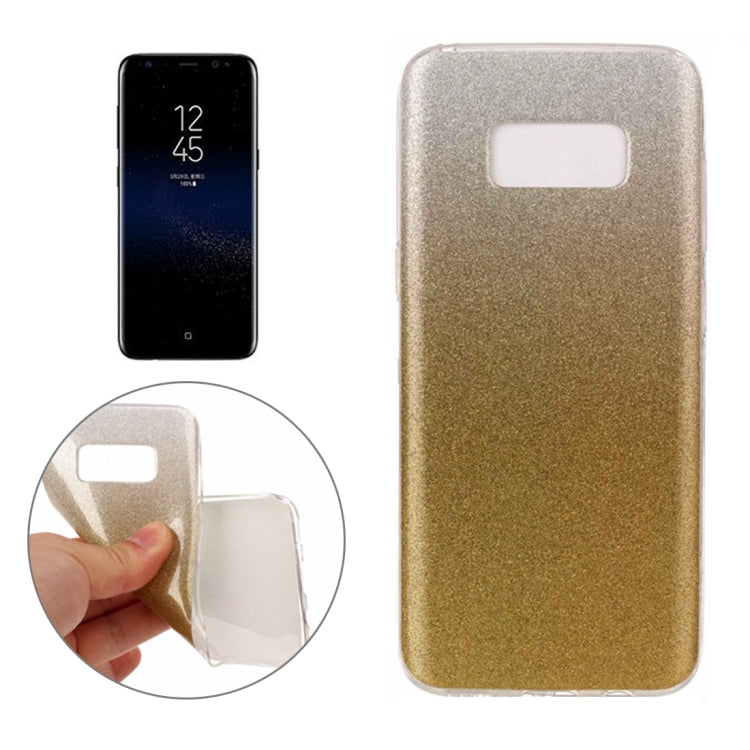 For Galaxy S8 Glitter Powder Protective Back Cover Soft Case