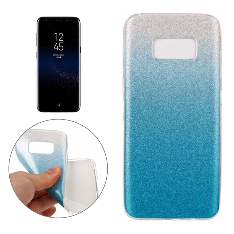 For Galaxy S8 Glitter Powder Protective Back Cover Soft Case