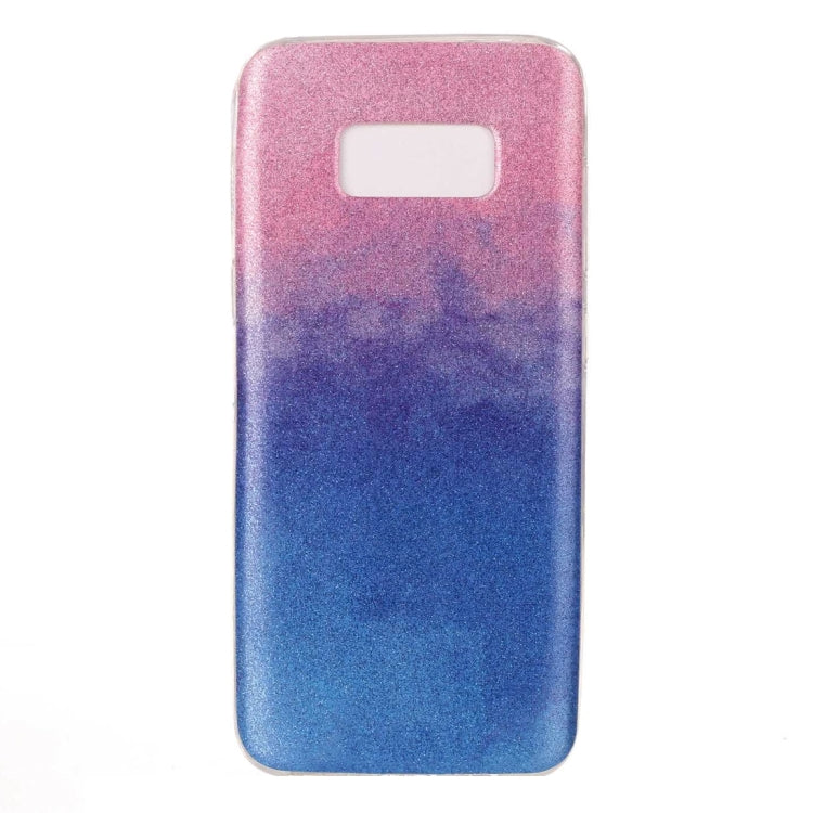 For Galaxy S8 Glitter Powder Protective Back Cover Soft Case