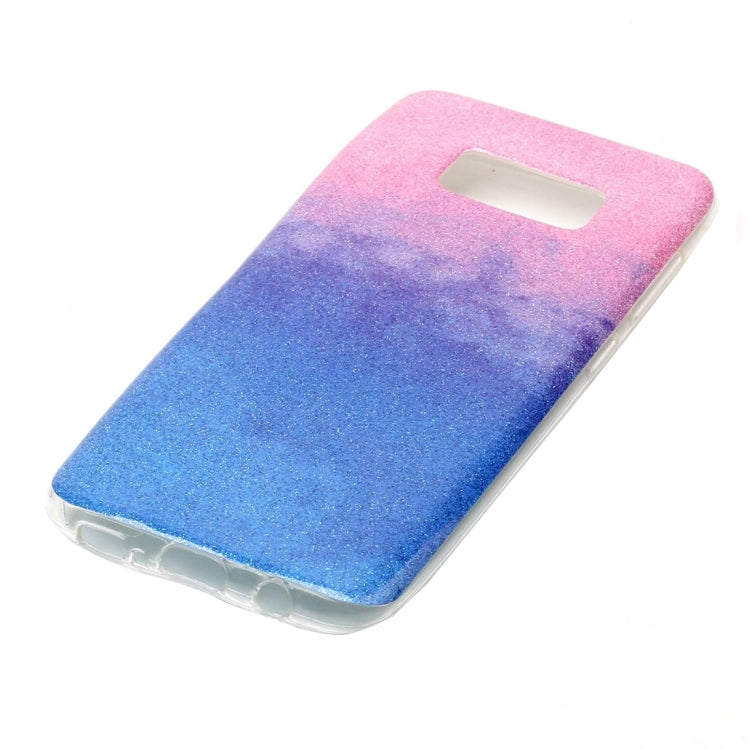 For Galaxy S8 Glitter Powder Protective Back Cover Soft Case