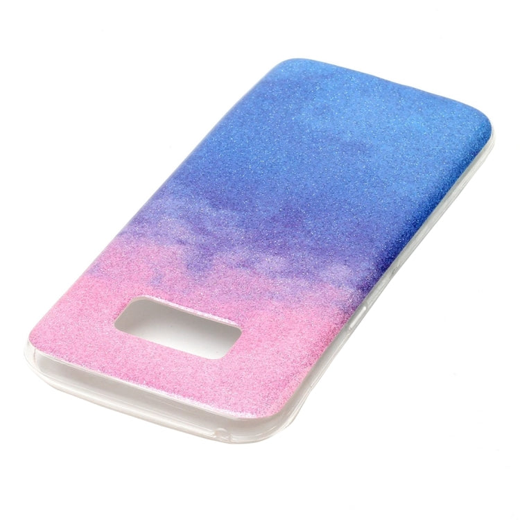 For Galaxy S8 Glitter Powder Protective Back Cover Soft Case