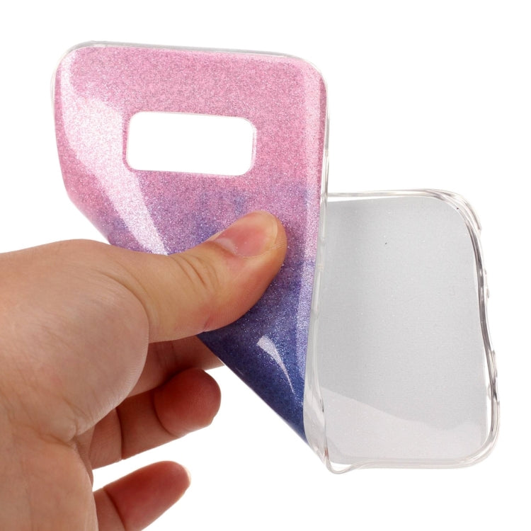 For Galaxy S8 Glitter Powder Protective Back Cover Soft Case