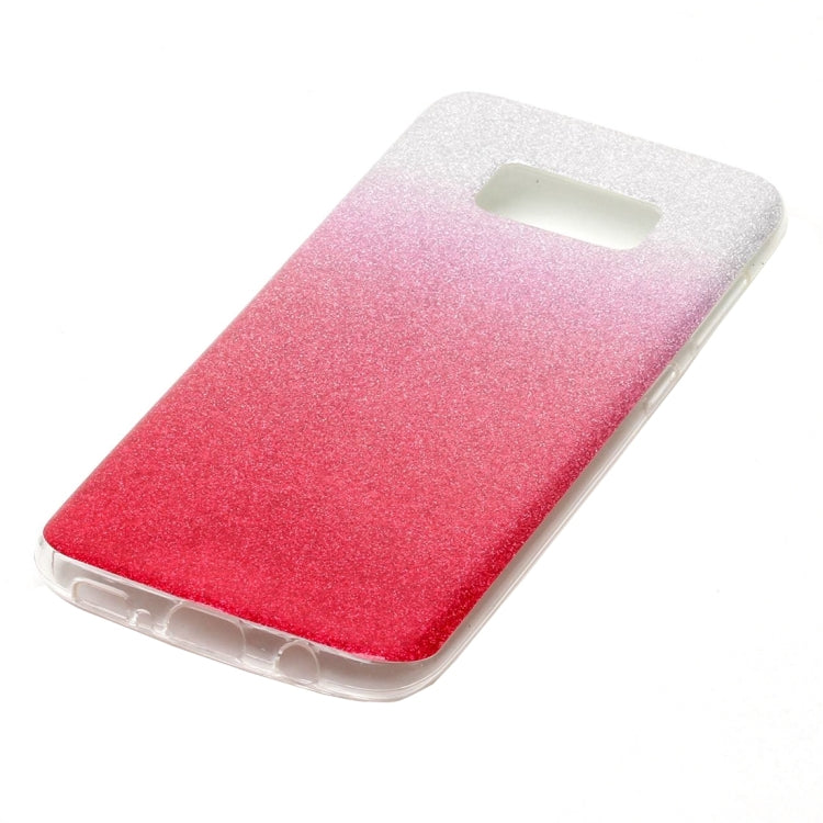 For Galaxy S8 Glitter Powder Protective Back Cover Soft Case
