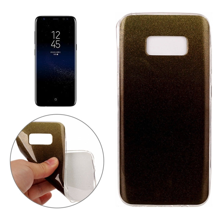 For Galaxy S8 Glitter Powder Protective Back Cover Soft Case