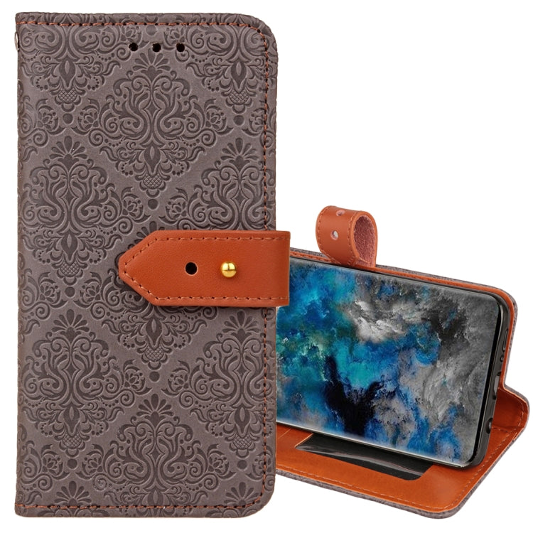 For Galaxy S9 European Style Embossed Horizontal Flip Leather Case with Holder & Card Slots & Wallet & Photo Frame & Lanyard