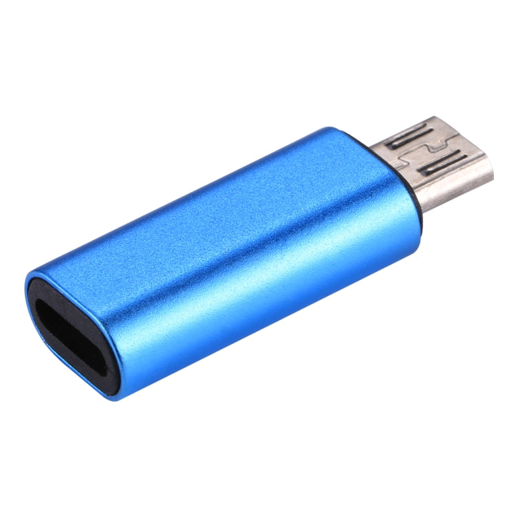 8 Pin Female to Micro USB Male Metal Shell Adapter, For Samsung / Huawei / Xiaomi / Meizu / LG / HTC and Other Smartphones