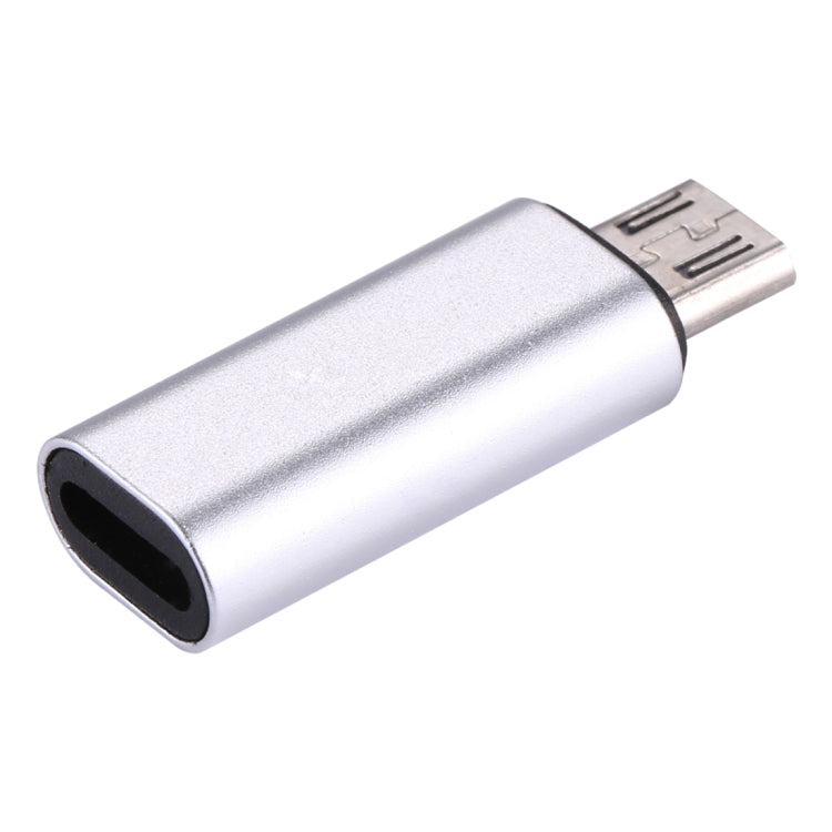 8 Pin Female to Micro USB Male Metal Shell Adapter, For Samsung / Huawei / Xiaomi / Meizu / LG / HTC and Other Smartphones