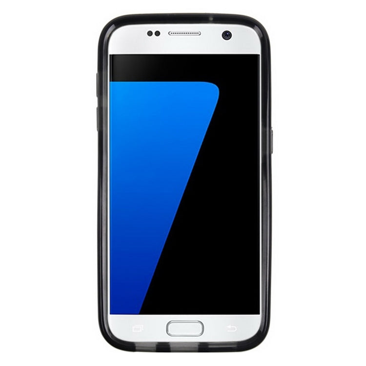 For Galaxy S7 / G930 Concise Style Dumbbell Texture TPU Protective Case
