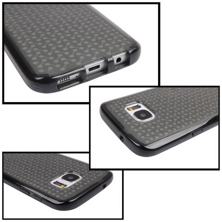 For Galaxy S7 / G930 Concise Style Dumbbell Texture TPU Protective Case