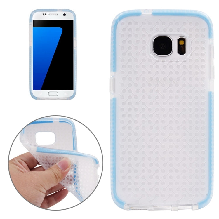 For Galaxy S7 / G930 Concise Style Dumbbell Texture TPU Protective Case