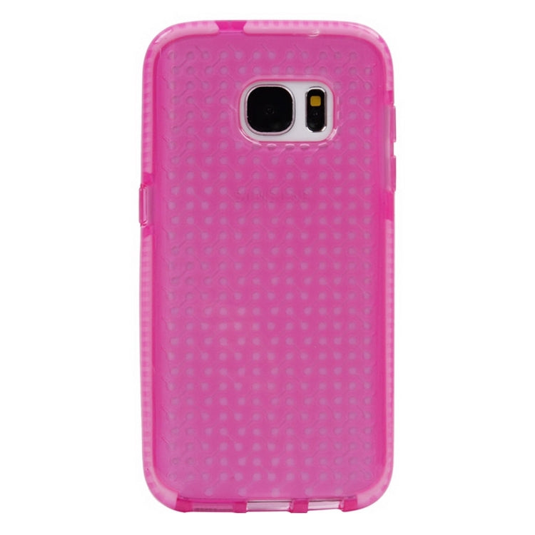 For Galaxy S7 / G930 Concise Style Dumbbell Texture TPU Protective Case