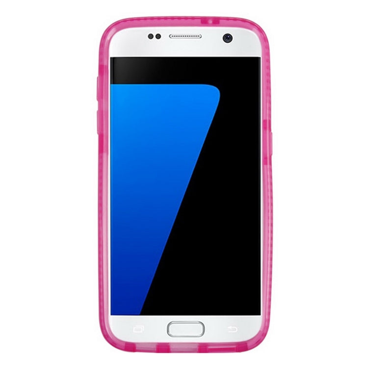 For Galaxy S7 / G930 Concise Style Dumbbell Texture TPU Protective Case