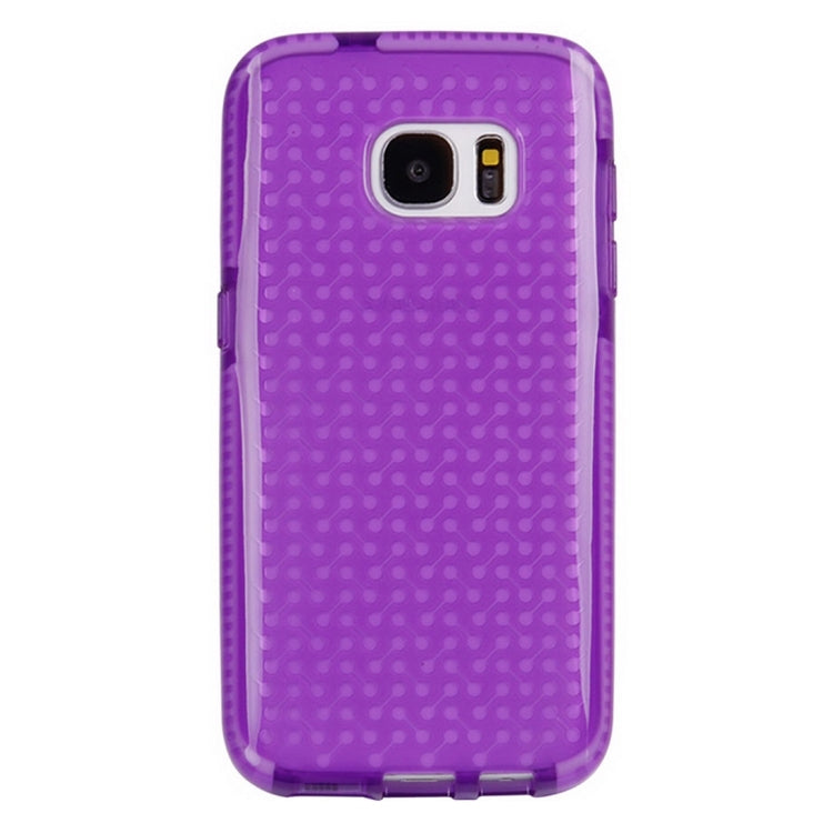For Galaxy S7 / G930 Concise Style Dumbbell Texture TPU Protective Case