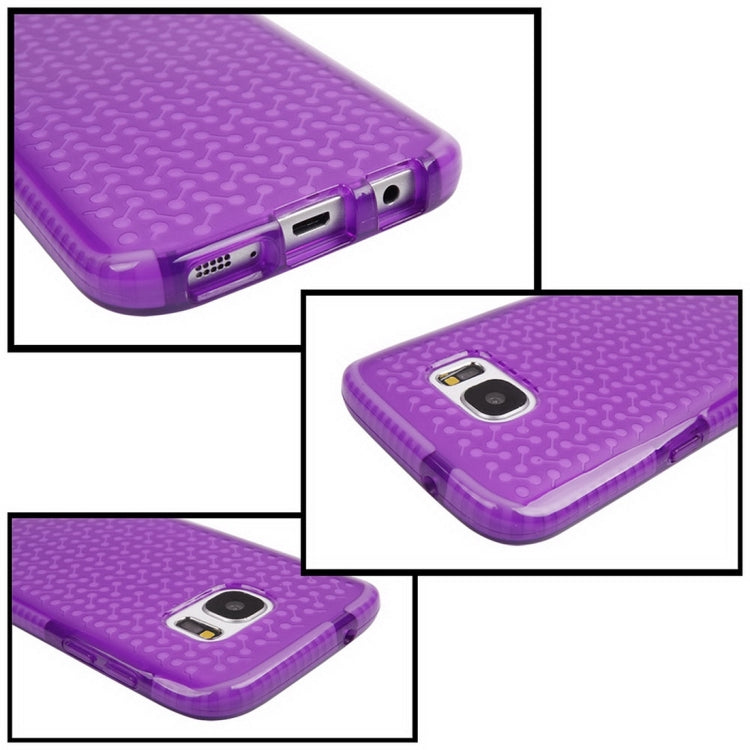 For Galaxy S7 / G930 Concise Style Dumbbell Texture TPU Protective Case