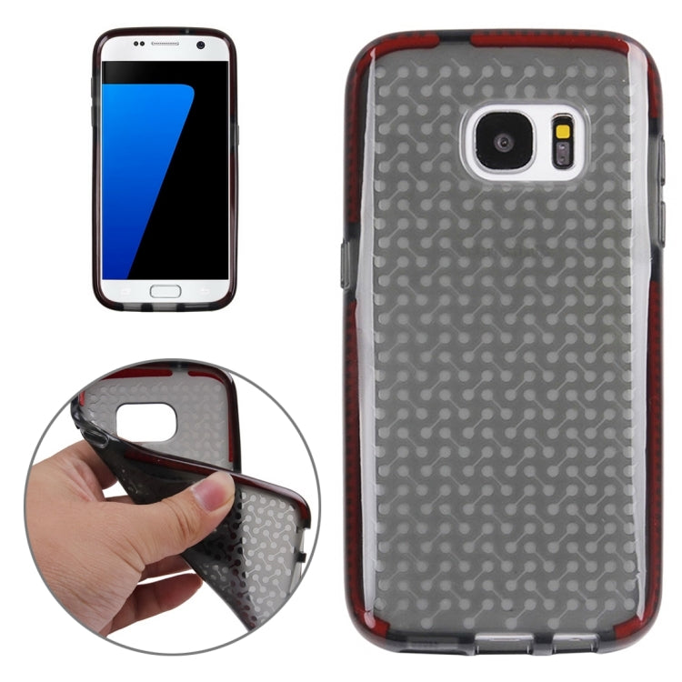 For Galaxy S7 / G930 Concise Style Dumbbell Texture TPU Protective Case