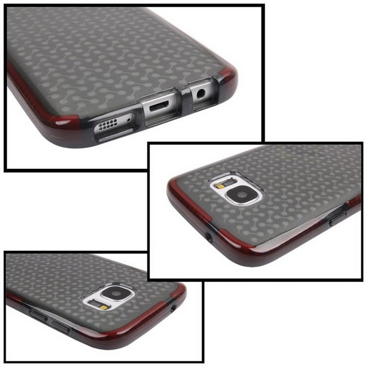 For Galaxy S7 / G930 Concise Style Dumbbell Texture TPU Protective Case