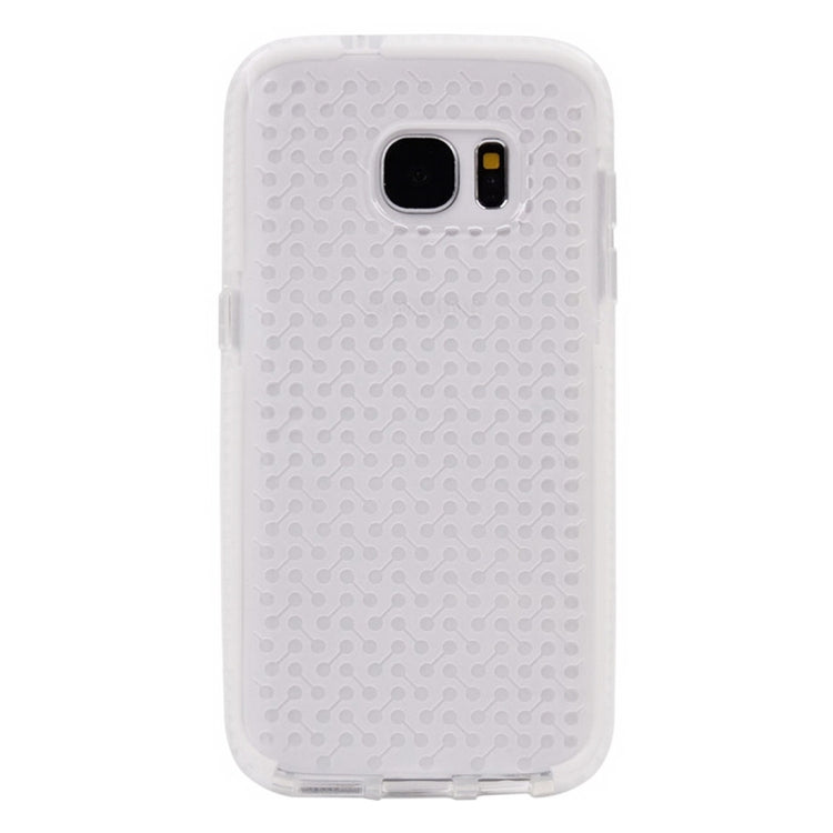 For Galaxy S7 / G930 Concise Style Dumbbell Texture TPU Protective Case