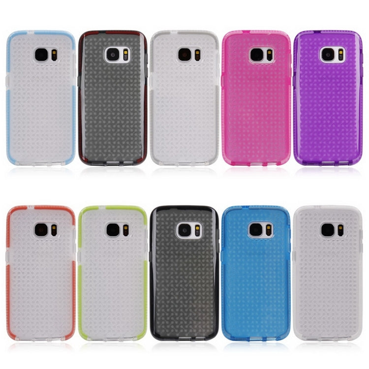 For Galaxy S7 / G930 Concise Style Dumbbell Texture TPU Protective Case