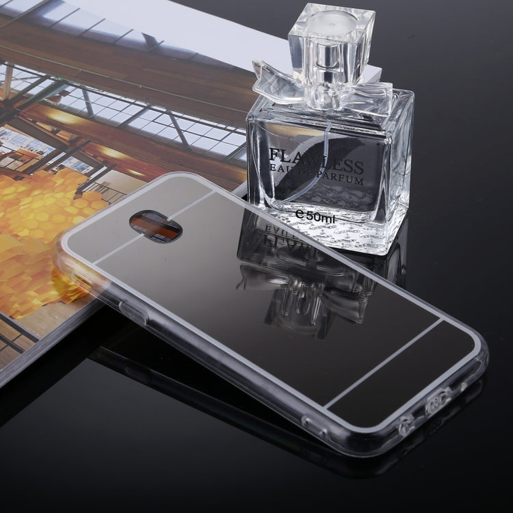 For Galaxy J7 (2017) (EU Version) Acrylic + TPU Electroplating Mirror Protective Back Cover Case
