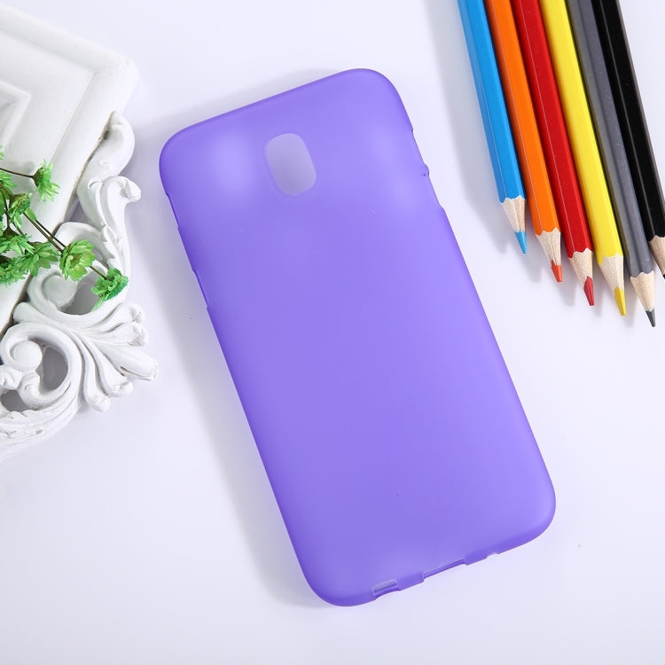 For Galaxy J3 (2017) / J330 ( EU Version) Frosted Solid Color Soft TPU Protective Back Cover Case