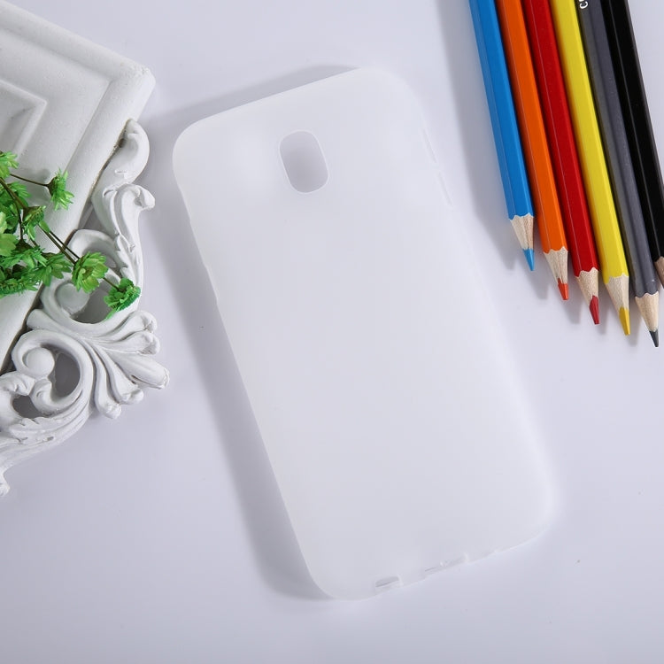 For Galaxy J3 (2017) / J330 ( EU Version) Frosted Solid Color Soft TPU Protective Back Cover Case
