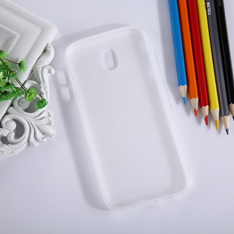 For Galaxy J3 (2017) / J330 ( EU Version) Frosted Solid Color Soft TPU Protective Back Cover Case
