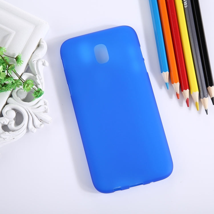 For Galaxy J7 (2017) / J730 ( EU Version) Frosted Solid Color Soft TPU Protective Back Cover Case