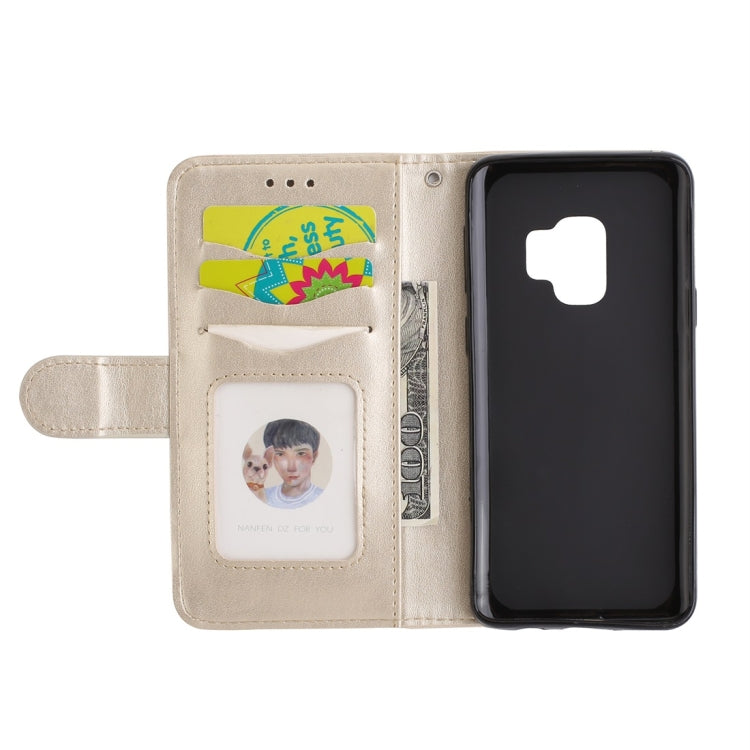 For Galaxy S9 Flamingo Print Horizontal Flip Leather Case with Holder & Wallet & Card Slots & Photo Frame