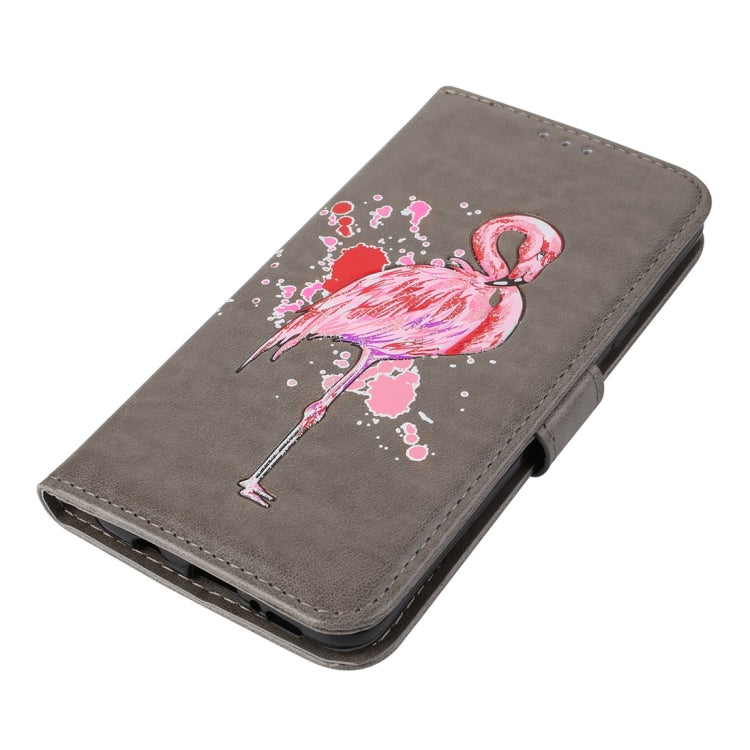 For Galaxy S9+ Flamingo Print Horizontal Flip Leather Case with Holder & Wallet & Card Slots & Photo Frame