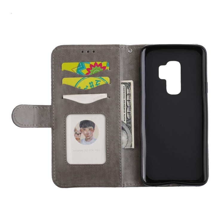 For Galaxy S9+ Flamingo Print Horizontal Flip Leather Case with Holder & Wallet & Card Slots & Photo Frame