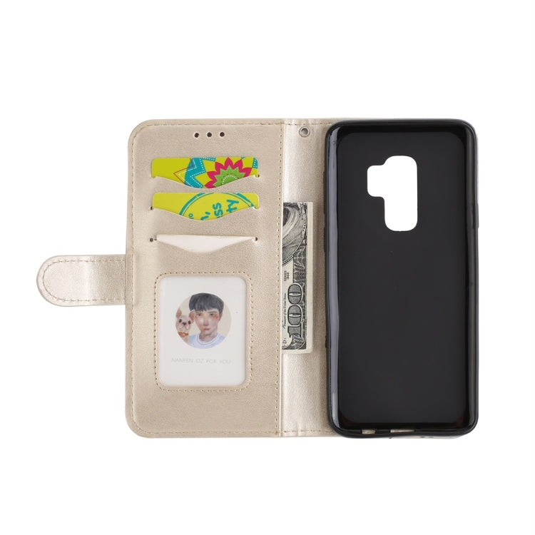 For Galaxy S9+ Flamingo Print Horizontal Flip Leather Case with Holder & Wallet & Card Slots & Photo Frame