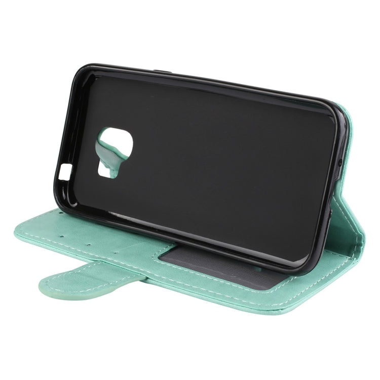 For Galaxy J2 Pro (2018) Flamingo Print Horizontal Flip Leather Case with Holder & Wallet & Card Slots & Photo Frame