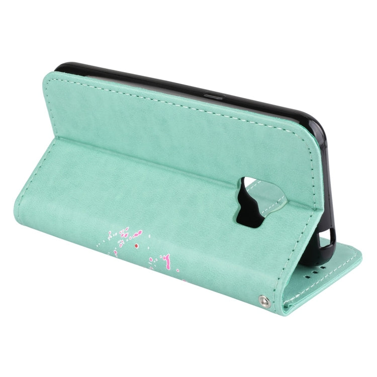 For Galaxy J2 Pro (2018) Flamingo Print Horizontal Flip Leather Case with Holder & Wallet & Card Slots & Photo Frame