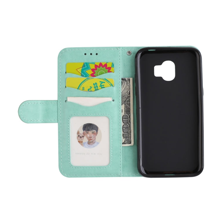 For Galaxy J2 Pro (2018) Flamingo Print Horizontal Flip Leather Case with Holder & Wallet & Card Slots & Photo Frame