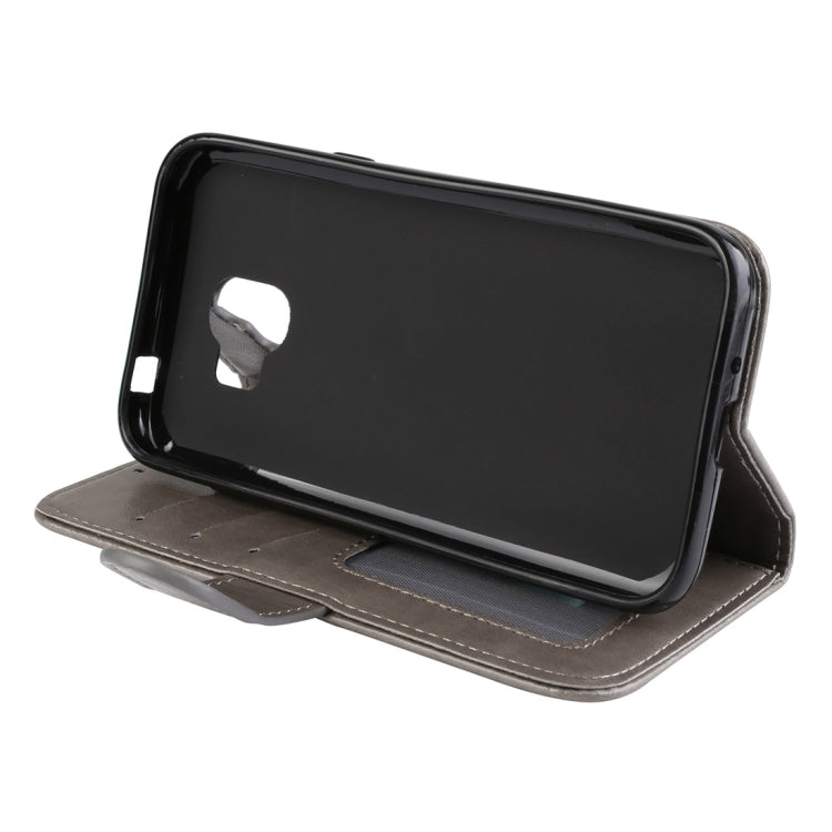 For Galaxy J2 Pro (2018) Flamingo Print Horizontal Flip Leather Case with Holder & Wallet & Card Slots & Photo Frame