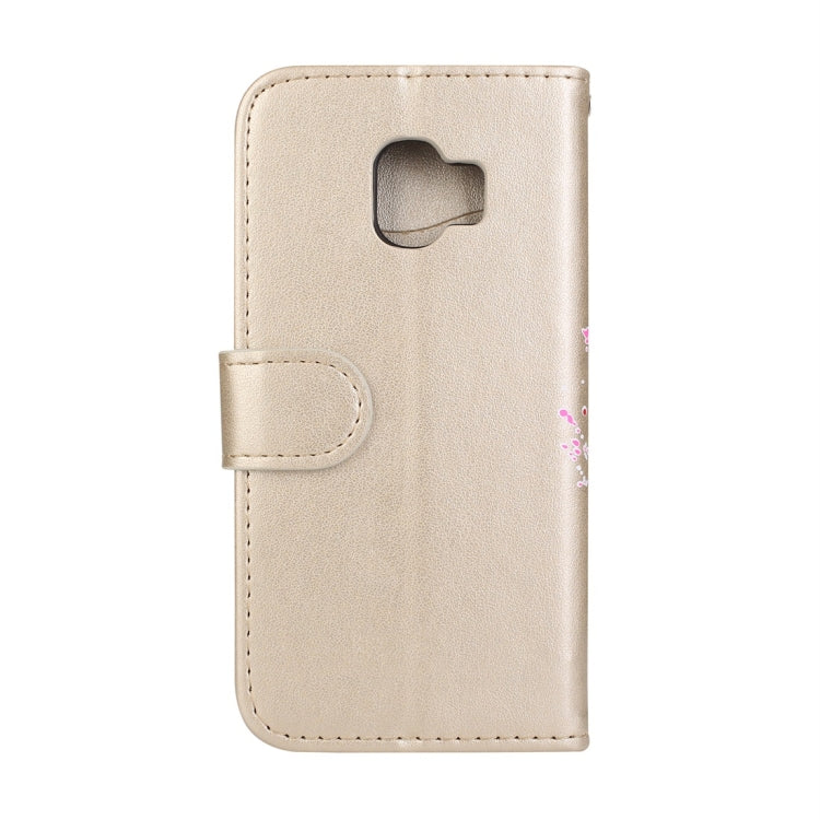 For Galaxy J2 Pro (2018) Flamingo Print Horizontal Flip Leather Case with Holder & Wallet & Card Slots & Photo Frame