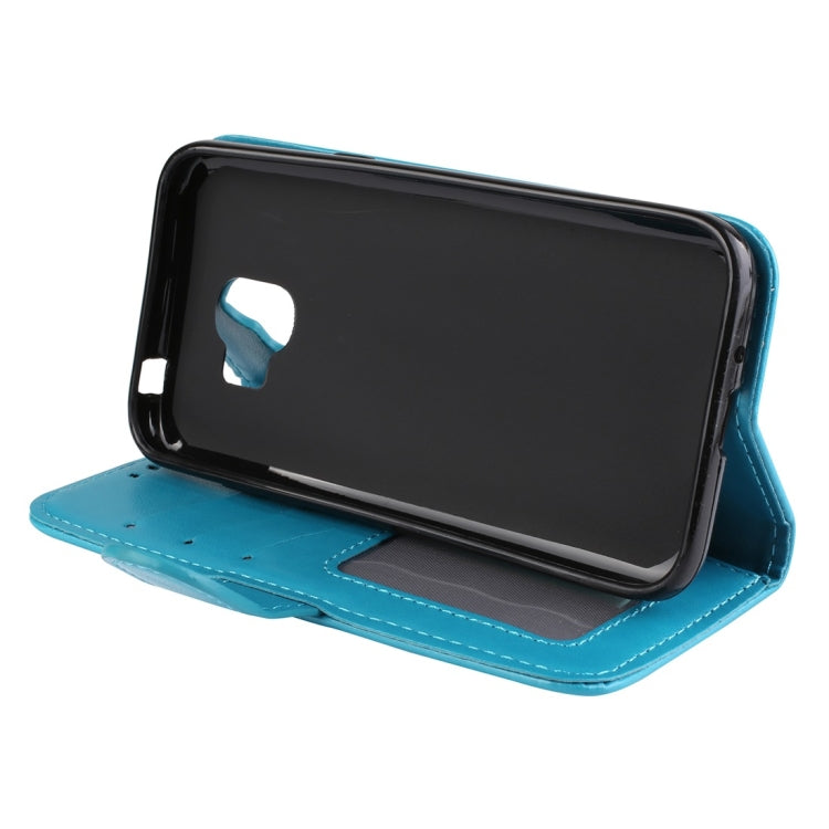 For Galaxy J2 Pro (2018) Flamingo Print Horizontal Flip Leather Case with Holder & Wallet & Card Slots & Photo Frame