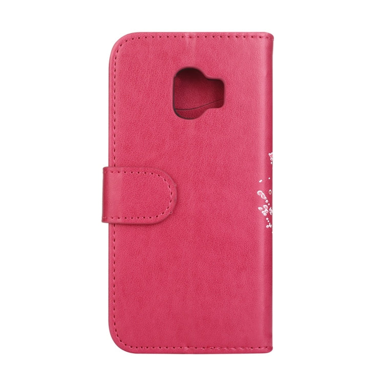 For Galaxy J2 Pro (2018) Flamingo Print Horizontal Flip Leather Case with Holder & Wallet & Card Slots & Photo Frame
