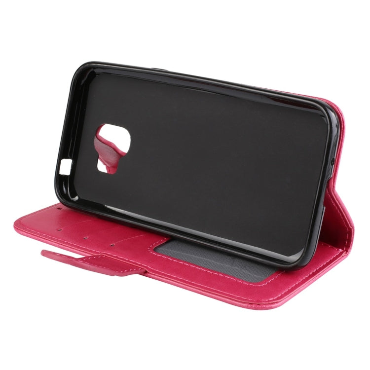 For Galaxy J2 Pro (2018) Flamingo Print Horizontal Flip Leather Case with Holder & Wallet & Card Slots & Photo Frame