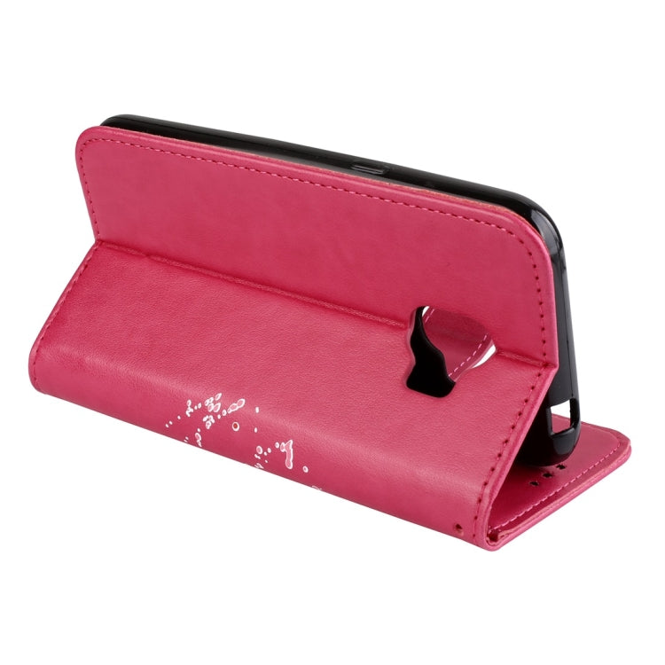 For Galaxy J2 Pro (2018) Flamingo Print Horizontal Flip Leather Case with Holder & Wallet & Card Slots & Photo Frame