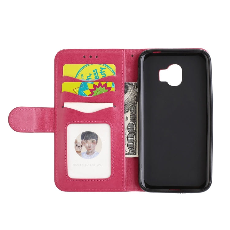 For Galaxy J2 Pro (2018) Flamingo Print Horizontal Flip Leather Case with Holder & Wallet & Card Slots & Photo Frame