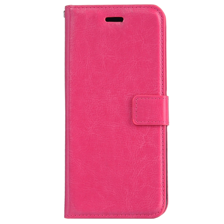 For Galaxy J3 (2017) (US Version) Crazy Horse Texture Horizontal Flip Leather Case with Holder & Card Slots & Wallet & Photo Frame