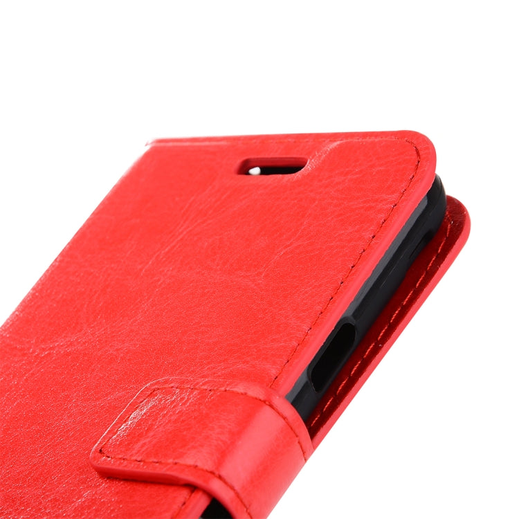 For Galaxy J7 (2017) (US Version) Crazy Horse Texture Horizontal Flip Leather Case with Holder & Card Slots & Wallet & Photo Frame